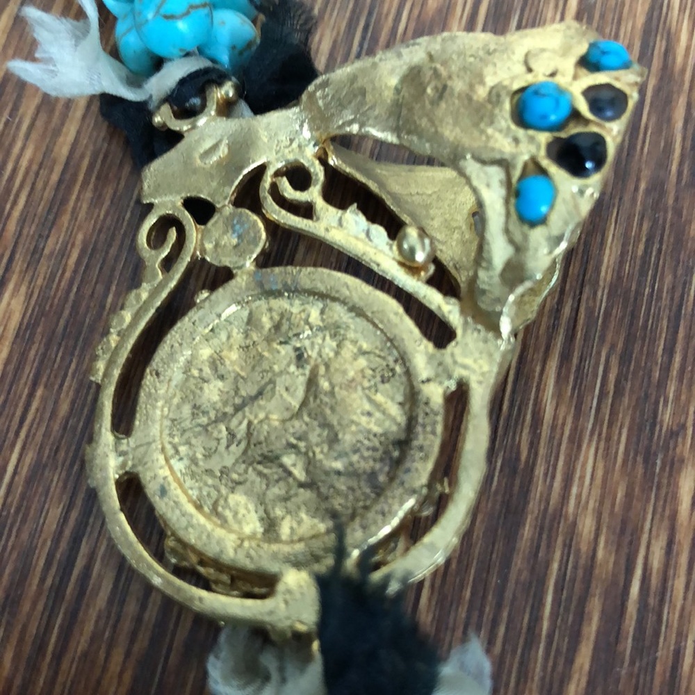 Gorgeous Turkish Multi-Strand Statement Necklace - image 7